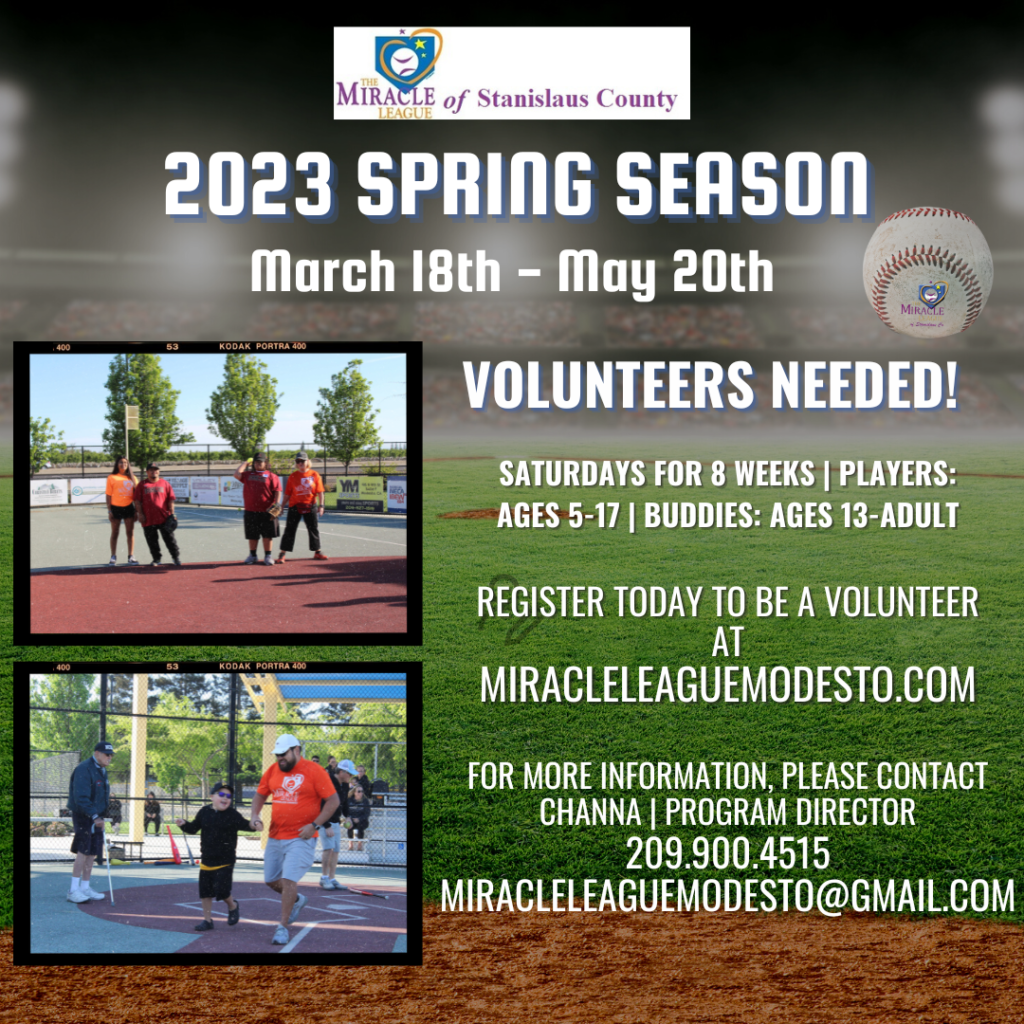 Miracle League Volunteer Flyer